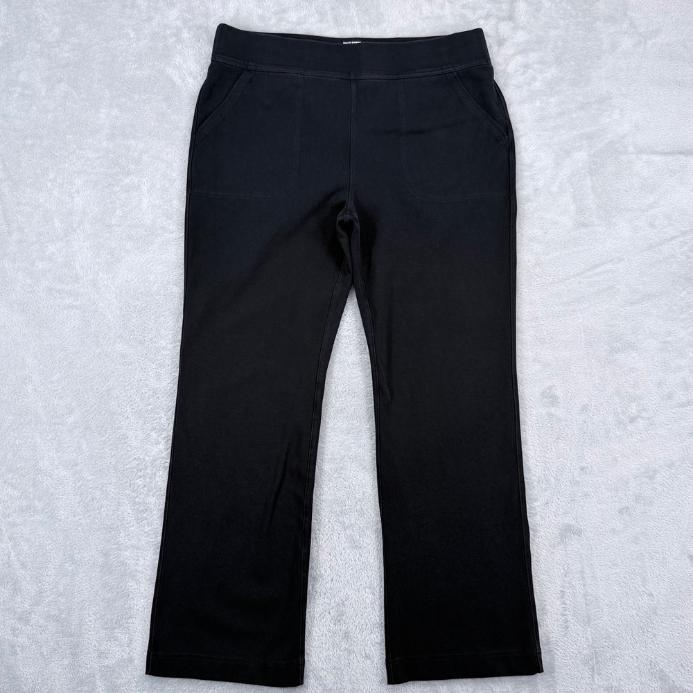 Duluth Trading NoGA Bootcut Pants Womens XL x 31 Black Pull On Stretch 20938